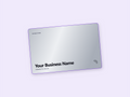 Brushed stainless steel NFC card, R79