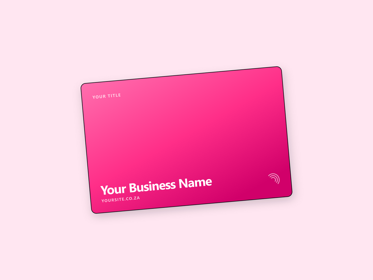 Custom full colour PVC NFC card, R39