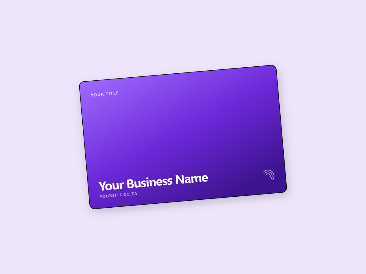 Premium PVC NFC card, R49